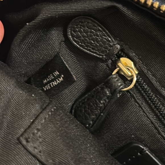 Coach Black Mini Backpack with Gold Hardware - Picture 7 of 11